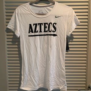 Nike Dri-FIT Women’s White T-Shirt (S) - San Diego State Aztecs (SDSU)